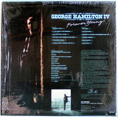 George Hamilton IV : Forever Young (LP, Album, Pin)