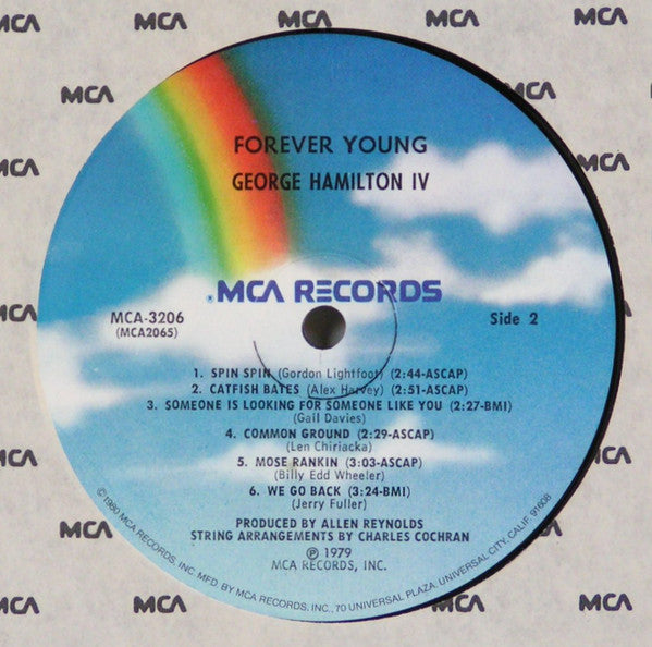 George Hamilton IV : Forever Young (LP, Album, Pin)