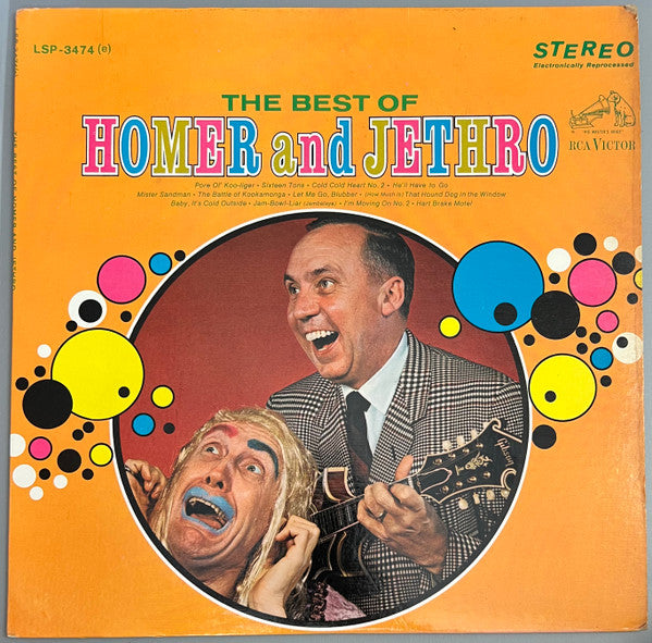 Homer And Jethro : The Best Of Homer And Jethro (LP, Comp)