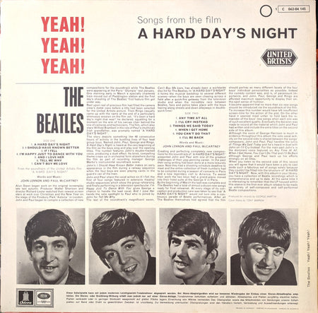 The Beatles : A Hard Day's Night (LP, Album, RE)