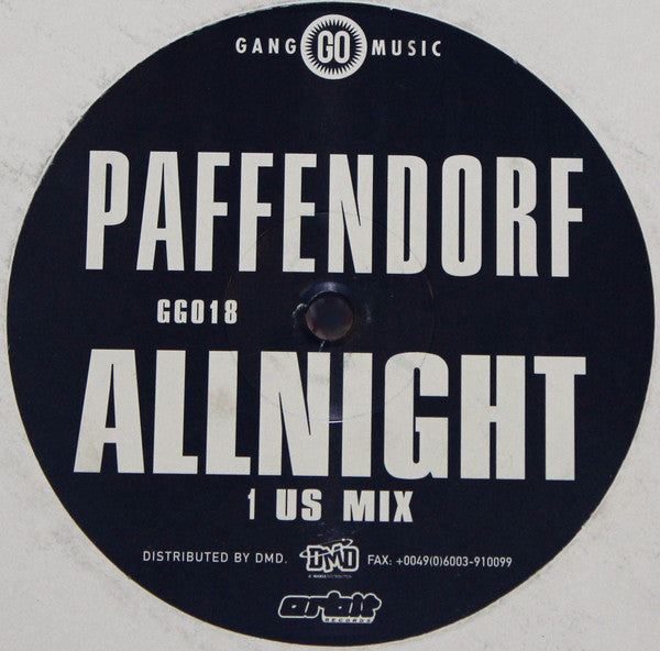 Paffendorf : Allnight (12")