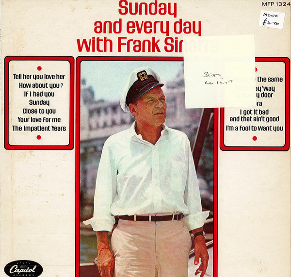 Frank Sinatra : Sunday And Every Day With Frank Sinatra (LP, Comp, Red)
