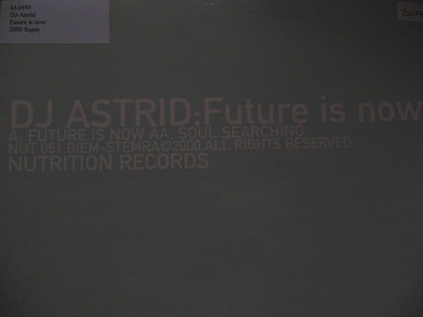 DJ Astrid : Future Is Now (12")