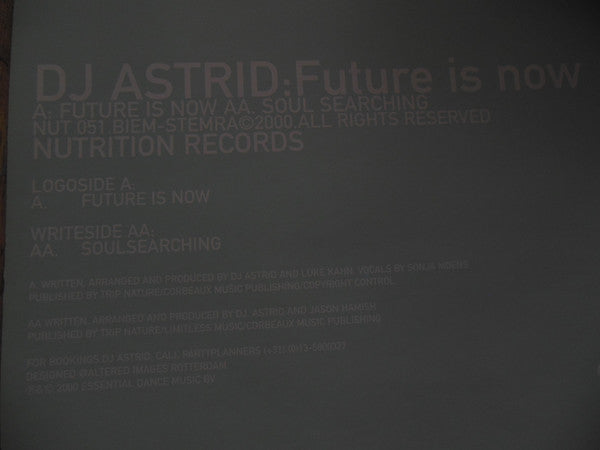 DJ Astrid : Future Is Now (12")