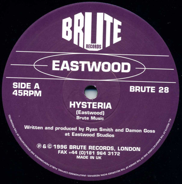 Eastwood : Eastwood EP (12", EP)