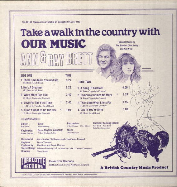 Ann & Ray Brett : Our Music (LP, Album)