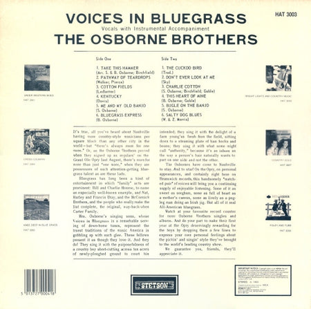 The Osborne Brothers : Voices In Bluegrass (LP, RE)