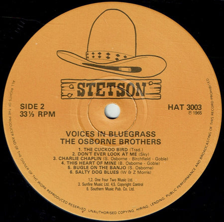 The Osborne Brothers : Voices In Bluegrass (LP, RE)
