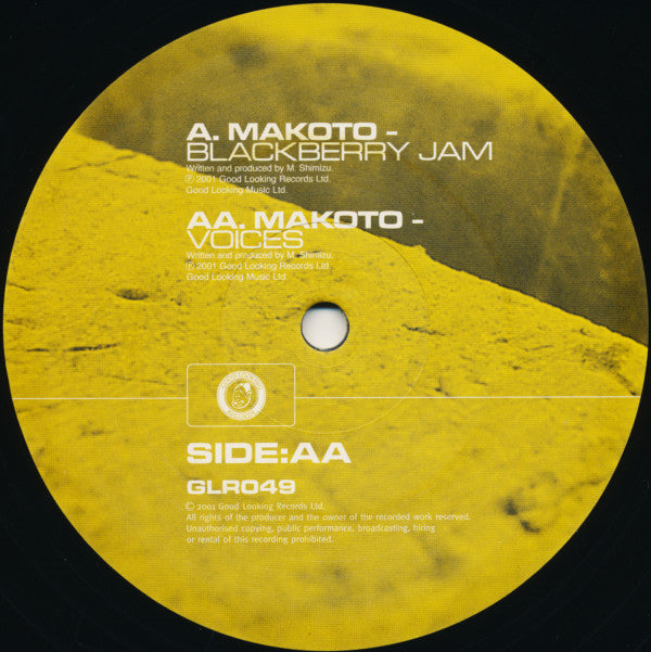 Cascade (4) / J-Laze / Makoto : Mysteries / Trapezoid / Blackberry Jam / Voices (2x12")