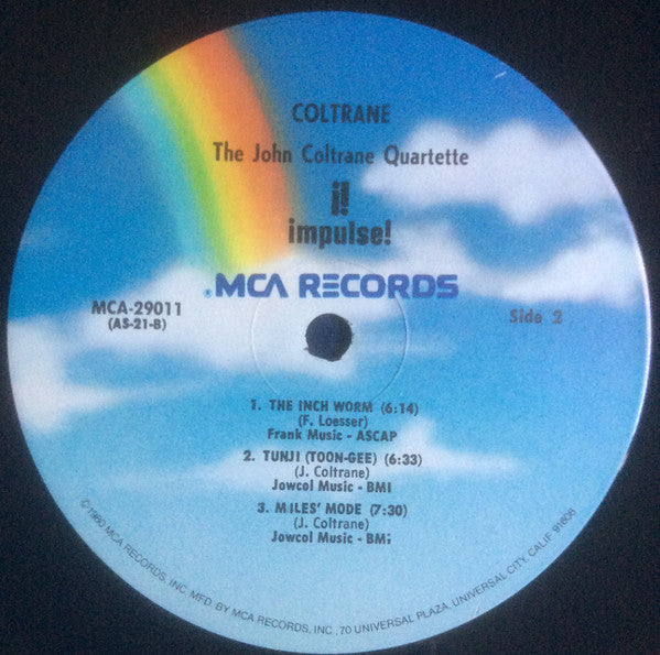 The John Coltrane Quartette* : Coltrane (LP, Album, RE, RM, Glo)