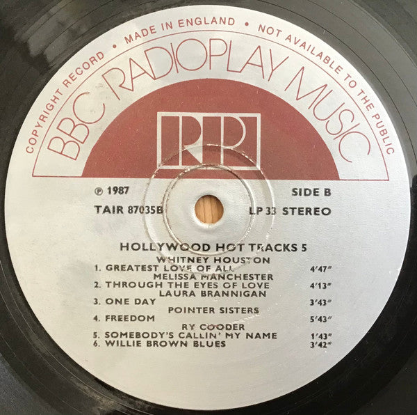 Various : Hollywood Hot Tracks 5 (LP, Comp)
