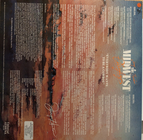 Jerry Hanlon : Everybody Wants To Be A Cowboy (LP)