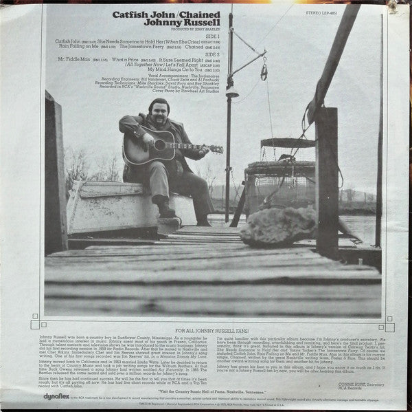 Johnny Russell (2) : Catfish John/Chained (LP, Album, Ind)