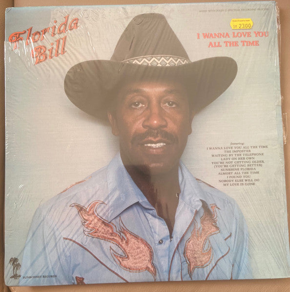 Florida Bill : I Wanna Love You All The Time (LP)