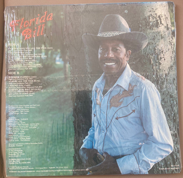 Florida Bill : I Wanna Love You All The Time (LP)