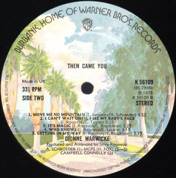 Dionne Warwicke* : Then Came You (LP, Album)