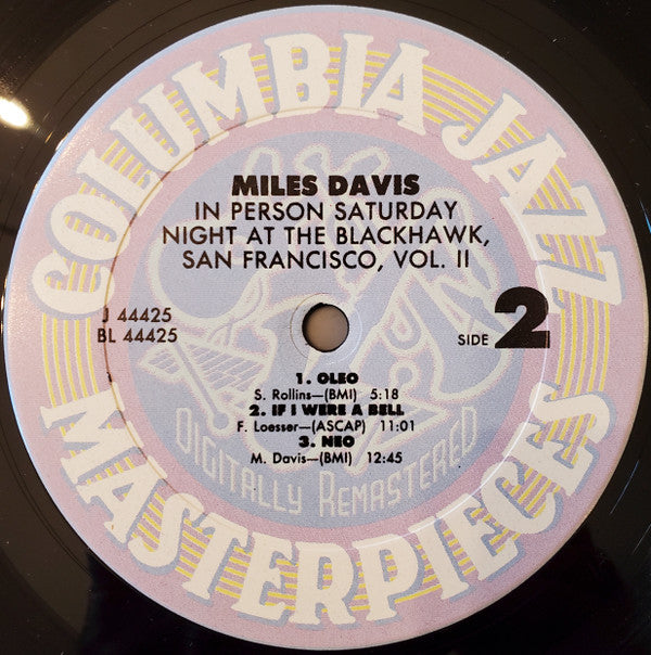 Miles Davis : In Person, Saturday Night At The Blackhawk, San Francisco, Volume 2 (LP, Album, RE, RM)