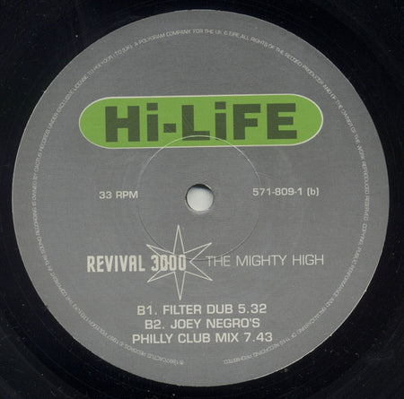 Revival 3000 : The Mighty High (12")