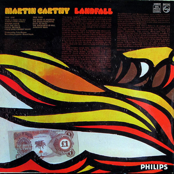 Martin Carthy : Landfall (LP, Album)