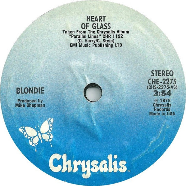 Blondie : Heart Of Glass / Rifle Range (7", Single, Styrene)