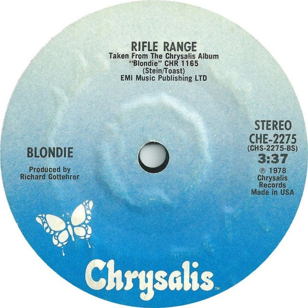 Blondie : Heart Of Glass / Rifle Range (7", Single, Styrene)