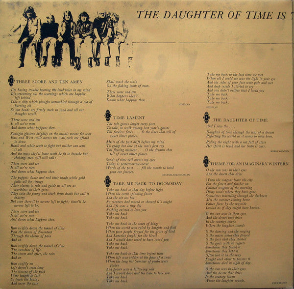 Colosseum : Daughter Of Time (LP, Album, Big)