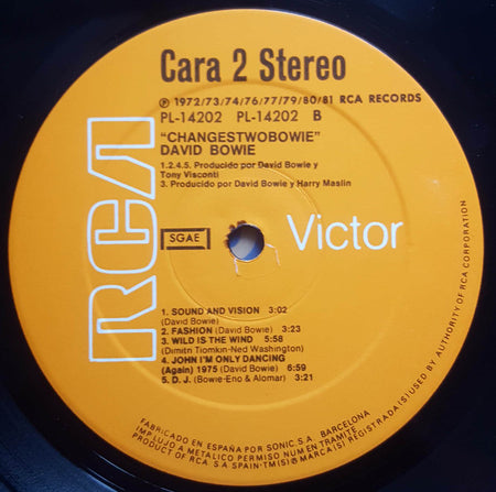 David Bowie : ChangesTwoBowie (LP, Comp)