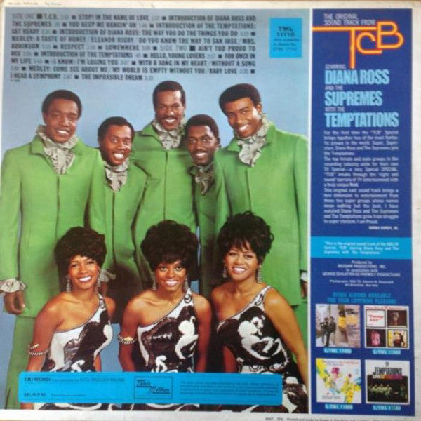 Diana Ross And The Supremes* With The Temptations : (The Original Soundtrack From) TCB (LP, Album, Mono)