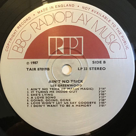 Various : Ain’t No Trick (LP, Album)