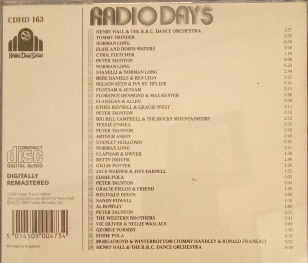 Various : Radio Days (CD, Comp)