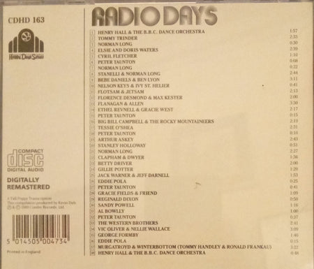 Various : Radio Days (CD, Comp)