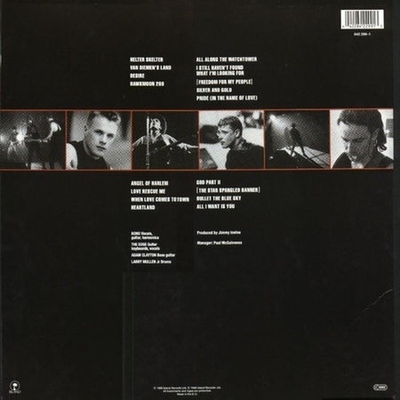 U2 : Rattle And Hum (2xLP, Album, RE, 180)