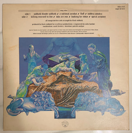 Black Sabbath : Sabbath Bloody Sabbath (LP, Album, Rai)