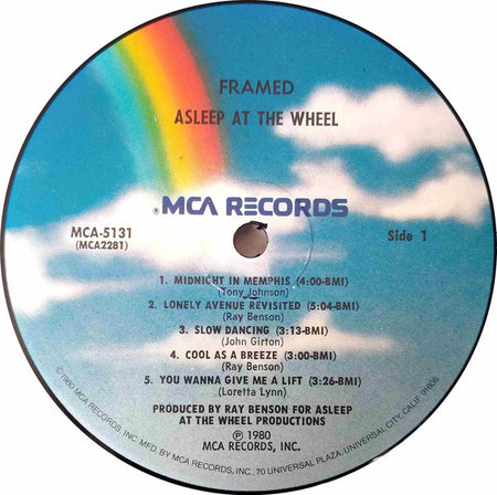 Asleep At The Wheel : Framed (LP, Album, RE, Pin)