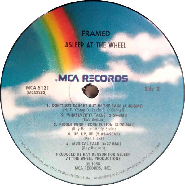 Asleep At The Wheel : Framed (LP, Album, RE, Pin)
