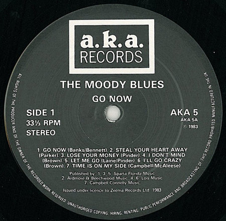 The Moody Blues : Go Now (LP, Comp)
