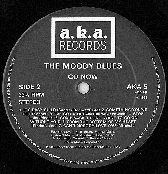 The Moody Blues : Go Now (LP, Comp)