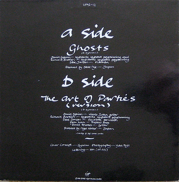 Japan : Ghosts (12", Single, M/Print, Λ C)