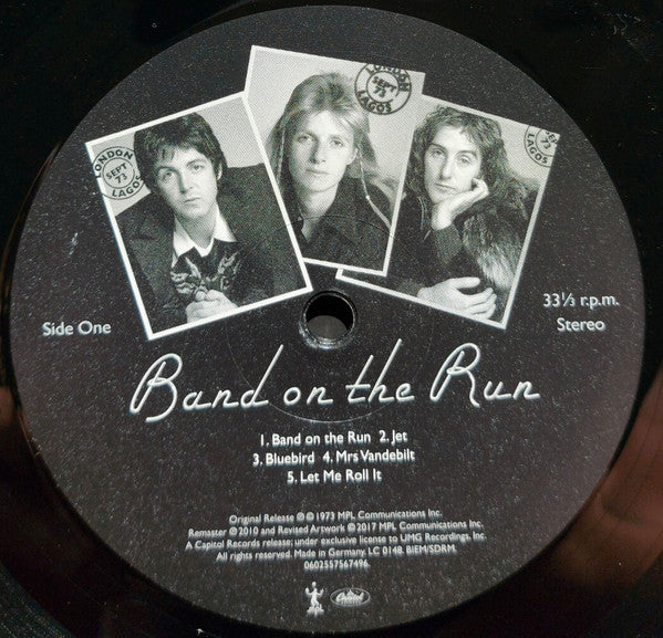 Paul McCartney & Wings* : Band On The Run (LP, Album, RE, RM, 180)