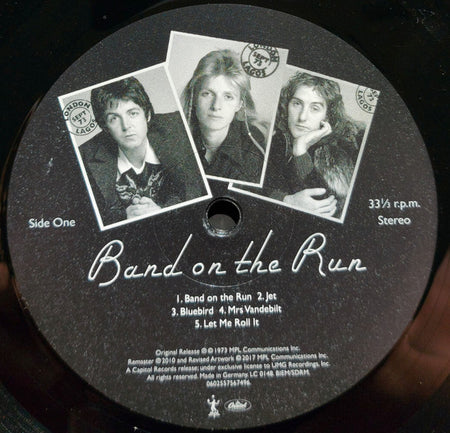 Paul McCartney & Wings* : Band On The Run (LP, Album, RE, RM, 180)