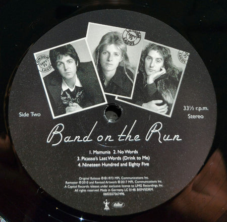 Paul McCartney & Wings* : Band On The Run (LP, Album, RE, RM, 180)
