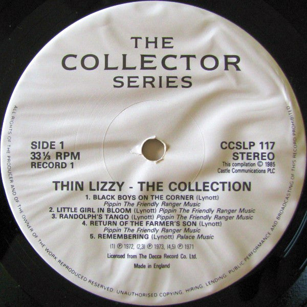 Thin Lizzy : The Collection (2xLP, Comp)