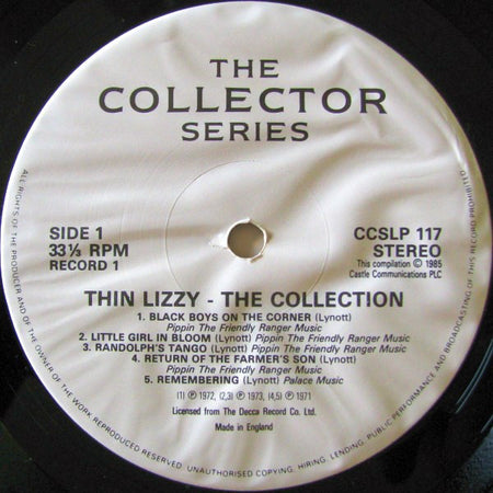 Thin Lizzy : The Collection (2xLP, Comp)