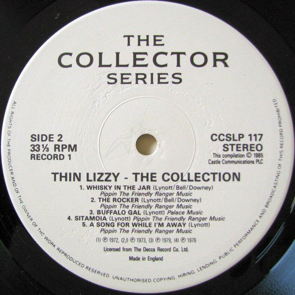 Thin Lizzy : The Collection (2xLP, Comp)