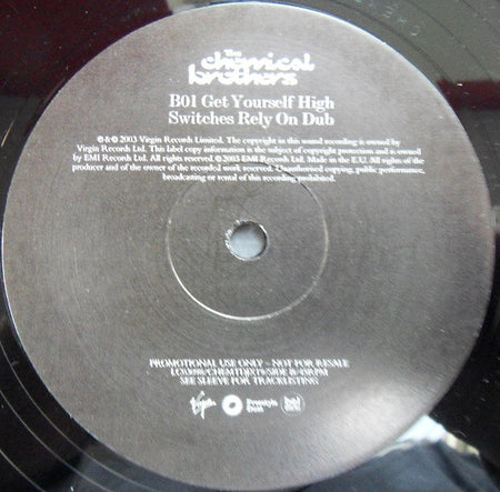 The Chemical Brothers : Get Yourself High (12", Single, Promo)