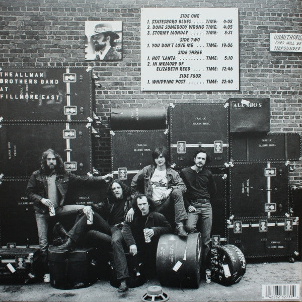 The Allman Brothers Band : The Allman Brothers Band At Fillmore East (2xLP, Album, RE, Uni)