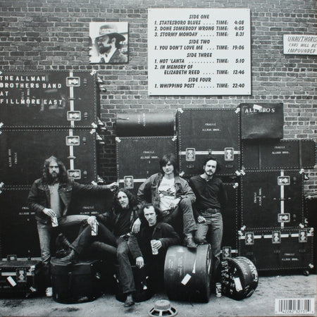 The Allman Brothers Band : The Allman Brothers Band At Fillmore East (2xLP, Album, RE, Uni)