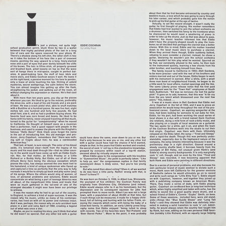 Eddie Cochran : Eddie Cochran (2xLP, Comp, Mono, All)