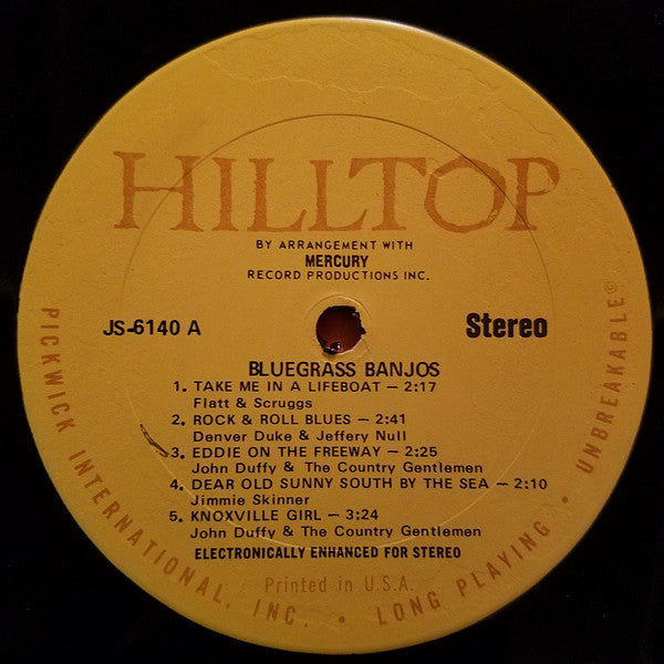 Various : Bluegrass Banjos! (LP, Comp, RE)
