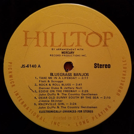 Various : Bluegrass Banjos! (LP, Comp, RE)